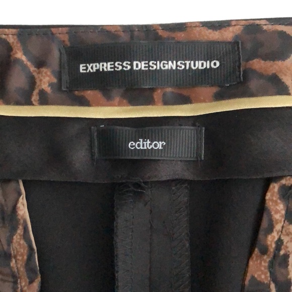 Express Design Studio Pants Trousers Editor Style Black SZ 10 - Picture 9 of 11